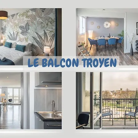 Le Balcon Troyen - Proche Hypercentre - 4 Pers. Troyes