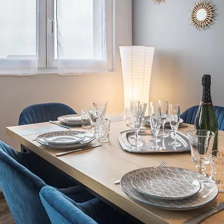 Le Balcon Troyen - Proche Hypercentre - 4 Pers. Apartamento